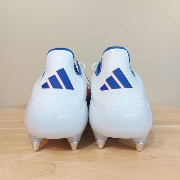 Adidas F50 Elite SG Soccer Cleats White Blue Red IF1299 Men's Size 12.5 - Picture 5 of 6